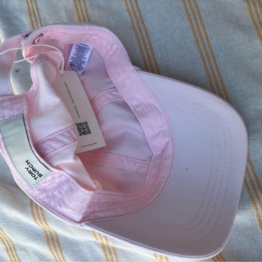 Tory Burch Pastel Pink Logo Baseball Cap - Picture 5 of 8